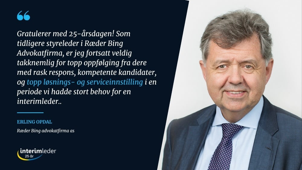Erling Opdal - gratulasjon 2026