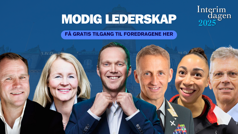 Modig lederskap - Interimdagen 2025 - få gratis tilgang til videoene her