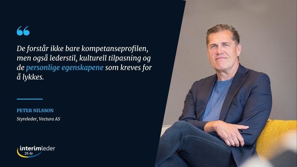 Interimleder 25 år - Peter Nilsson