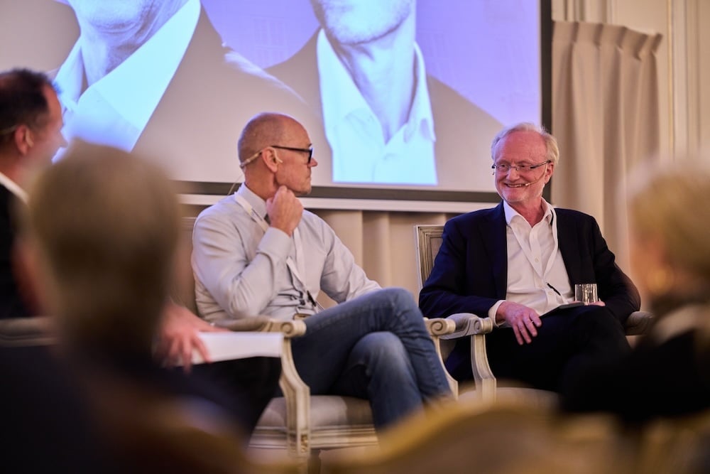 Pål Brynsrud fra Credo Partners og Henning Vold fra Norvestor