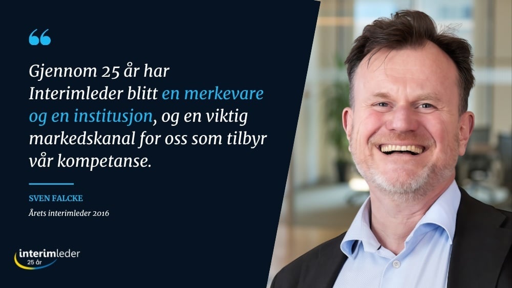 Sven Falcke gratulerer